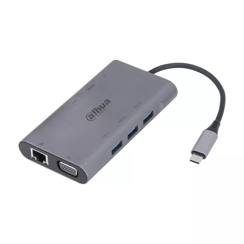 Dahua Technology 9 in 1 USB 3.1 Type-C to USB 3.0 + HDMI + RJ45 + VGA + SD/TF +PD Docking Station
