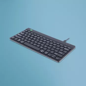R-Go Tools Ergonomic keyboard R-Go Compact Break, compact keyboard with break software, QWERTY (US), wired, black
