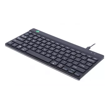 R-Go Tools Ergonomic keyboard R-Go Compact Break, compact keyboard with break software, QWERTY (US), wired, black