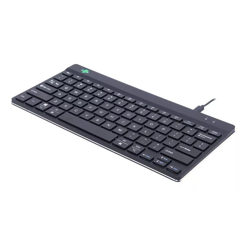 R-Go Tools Ergonomic keyboard R-Go Compact Break, compact keyboard with break software, QWERTY (US), wired, black
