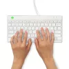 R-Go Tools Ergonomic keyboard R-Go Compact Break, compact keyboard with break software, QWERTY (US), wired, white