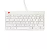 R-Go Tools Ergonomic keyboard R-Go Compact Break, compact keyboard with break software, QWERTY (US), wired, white