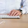 R-Go Tools Ergonomic keyboard R-Go Compact Break, compact keyboard with break software, QWERTY (US), wired, white