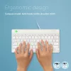 R-Go Tools Ergonomic keyboard R-Go Compact Break, compact keyboard with break software, QWERTY (US), wired, white