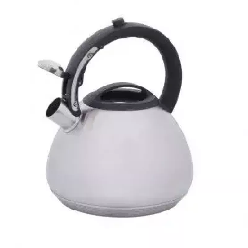 Electric kettle RESTO 2.7 L 2200 W, grey housing, black handle