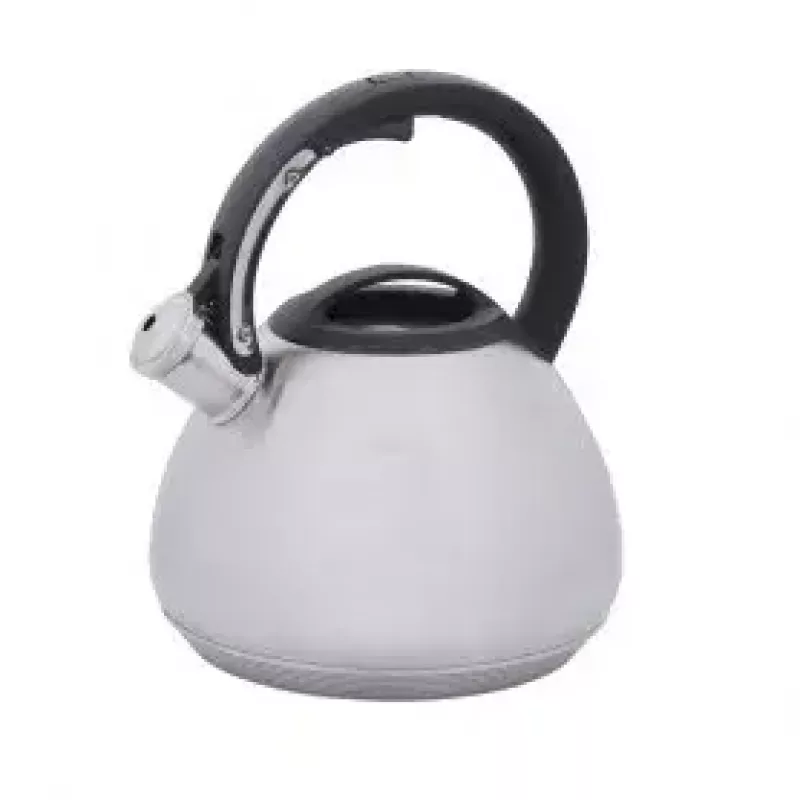 Electric kettle RESTO 2.7 L 2200 W, grey housing, black handle