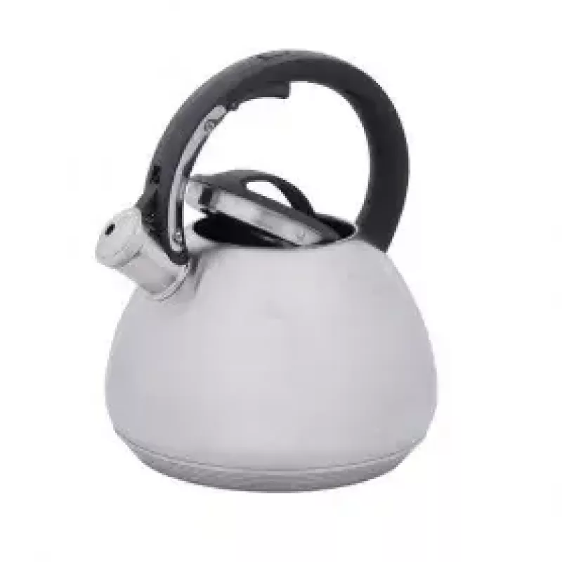 Electric kettle RESTO 2.7 L 2200 W, grey housing, black handle