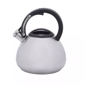 Electric kettle RESTO 2.7 L 2200 W, grey housing, black handle