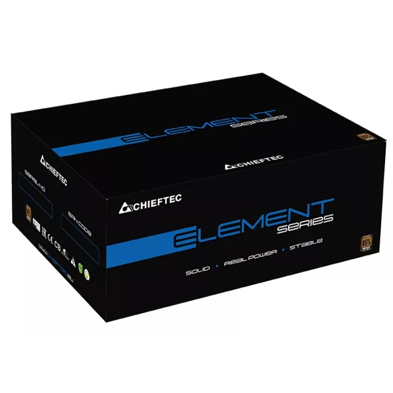 Chieftec ELP-600S power supply unit 600 W 20+4 pin ATX PS/2 Black
