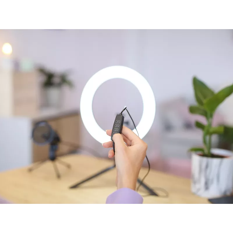 Lighting ring LED Trust Maku+ Black Green 24881