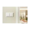 AQARA Light Switch H2 EU (2 Buttons, 1 Channel) (WS-K07D) - Zigbee and Thread wallswitch with relay