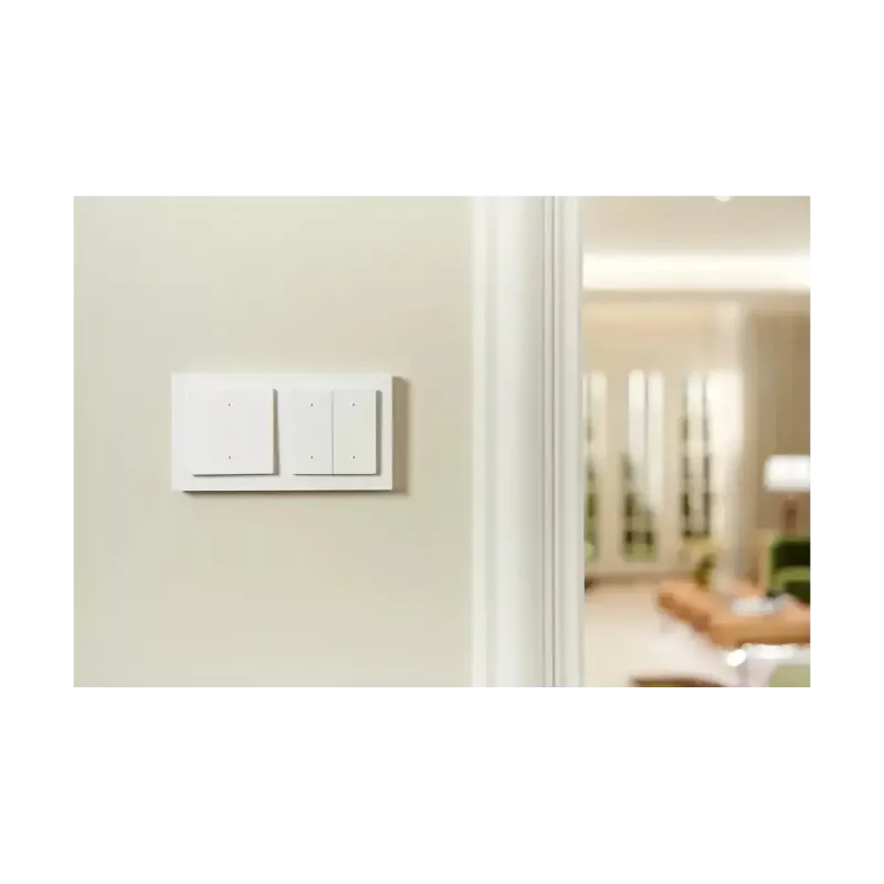 AQARA Light Switch H2 EU (2 Buttons, 1 Channel) (WS-K07D) - Zigbee and Thread wallswitch with relay