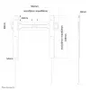 Neomounts LED-W400BLACK TV mount wall 32-55 inch - ultra-flat