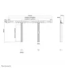 Neomounts AWL29-750BL1 Videobar/soundbar holder VESA - max 10 kg - universal