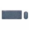Trust Lyra keyboard Mouse included Office RF Wireless + Bluetooth QWERTY US English Blue
