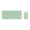 Trust Lyra keyboard Mouse included Office RF Wireless + Bluetooth QWERTY US English Green