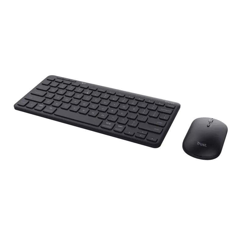 Trust Lyra keyboard Mouse included Office RF Wireless + Bluetooth QWERTY English Black