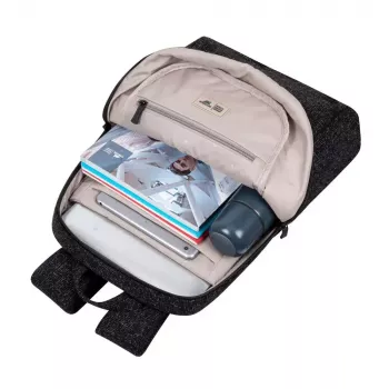 Backpack Rivacase 7923 33.8 cm 13.3 inch Black White