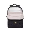 Backpack Rivacase 7923 33.8 cm 13.3 inch Black White