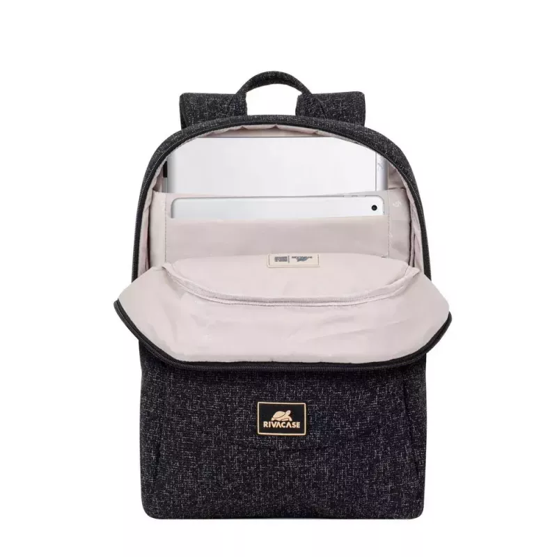 Backpack Rivacase 7923 33.8 cm 13.3 inch Black White