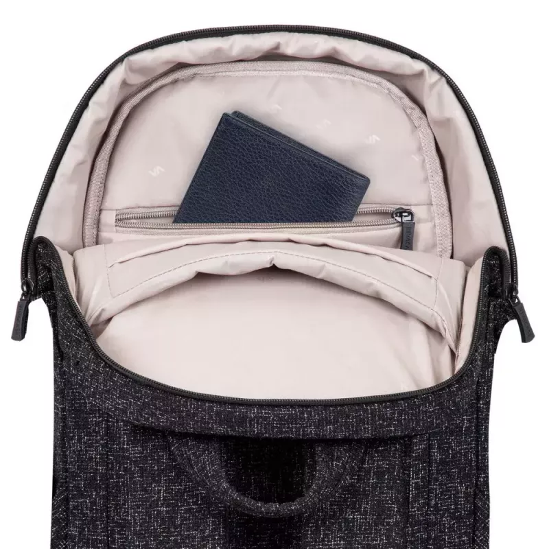 Backpack Rivacase 7923 33.8 cm 13.3 inch Black White