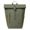 Travel backpack Rivacase Eden Olive PU leather Polyester rPET 250x160x430mm