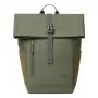 Travel backpack Rivacase Eden Olive PU leather Polyester rPET 250x160x430mm
