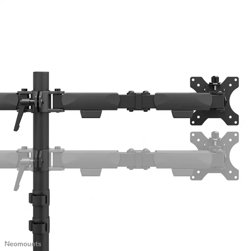 Neomounts DS60-600BL2 Monitor arm 10-32 inch - Quick-fix - 180°-stop