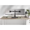 Neomounts DS60-600BL2 Monitor arm 10-32 inch - Quick-fix - 180°-stop