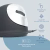 R-Go Tools Ergonomic mouse R-Go HE Break with break software, medium (hand size 165-185 mm), right-handed, Wired, black