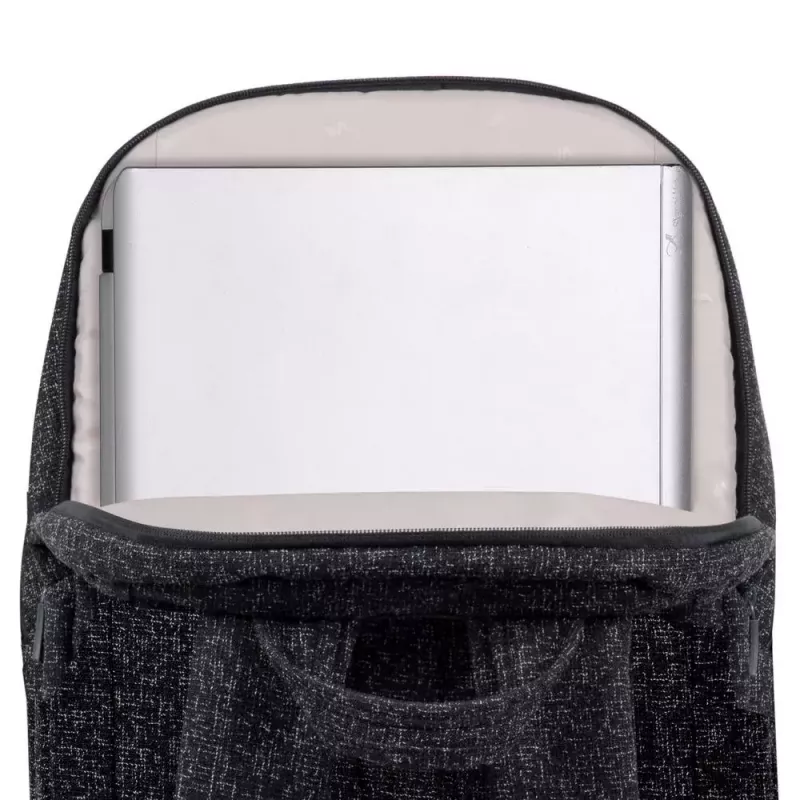 Backpack Rivacase 7962 39.6 cm (15.6 inch) Black White Carrying Handle Shoulder Strap