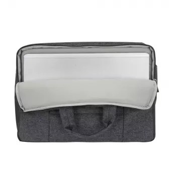 Briefcase Rivacase Lantau 39.6 cm (15.6 inch) Black Grey 8831 BLACK MELANGE