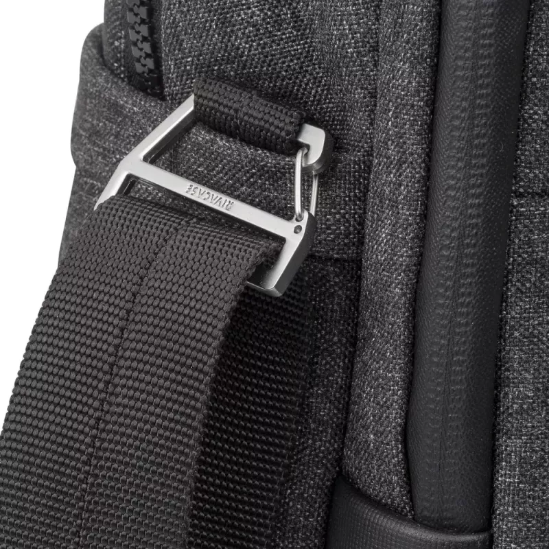 Briefcase Rivacase Lantau 39.6 cm (15.6 inch) Black Grey 8831 BLACK MELANGE