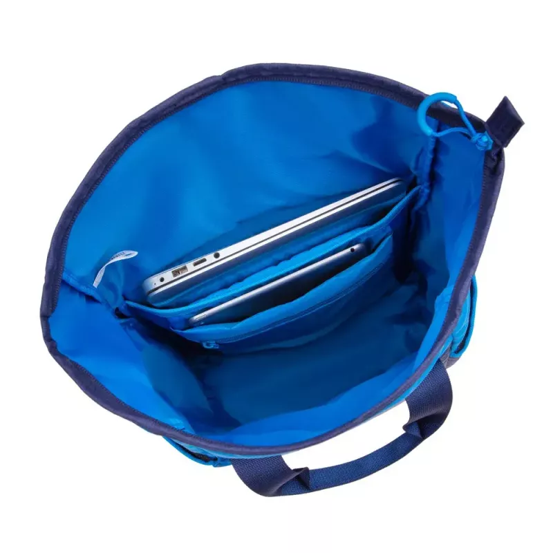 Backpack Rivacase Dijon 39.6 cm (15.6 inch) Blue 1 Compartment Carrying Handle Shoulder Strap