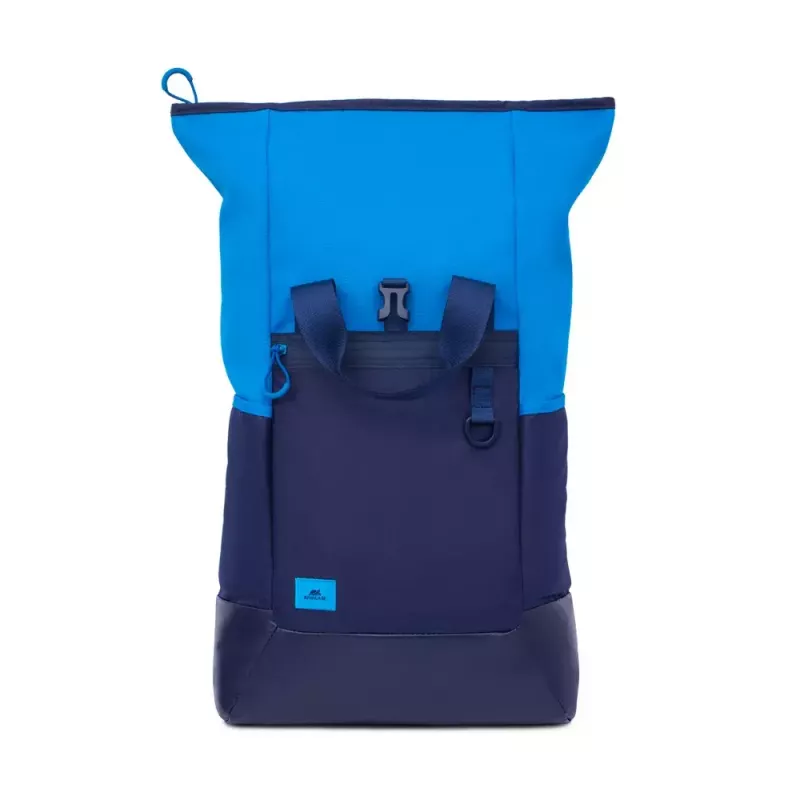 Backpack Rivacase Dijon 39.6 cm (15.6 inch) Blue 1 Compartment Carrying Handle Shoulder Strap
