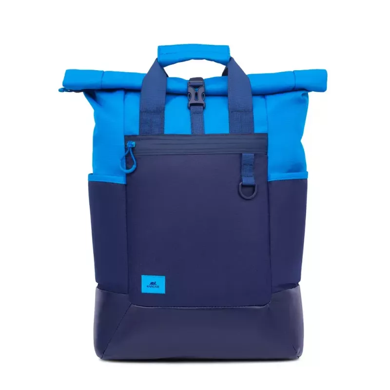 Backpack Rivacase Dijon 39.6 cm (15.6 inch) Blue 1 Compartment Carrying Handle Shoulder Strap