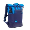 Backpack Rivacase Dijon 39.6 cm (15.6 inch) Blue 1 Compartment Carrying Handle Shoulder Strap