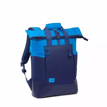 Backpack Rivacase Dijon 39.6 cm (15.6 inch) Blue 1 Compartment Carrying Handle Shoulder Strap
