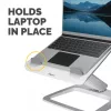 Fellowes Laptop Stand for Desk - Hana LT Laptop Stand for the Home and Office - Adjustable Laptop Stand with 3 Height Adjustments - Max Monitor Size 19 inch, Max Weight 4.5KG - White