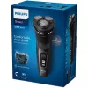 Electric rotary shaver Philips 3000 Series S3244/12 – 3 heads, Wet & Dry, Li‑Ion, 60 min run time, pop‑up trimmer, washable, black