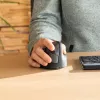 R-Go Tools Ergonomic mouse R-Go HE Break with break software, large (hand size ≥ 185 mm), right-handed, Bluetooth, black
