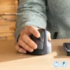 R-Go Tools Ergonomic mouse R-Go HE Break with break software, medium (hand size 165-185 mm), right-handed, Bluetooth, black