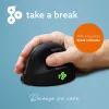 R-Go Tools Ergonomic mouse R-Go HE Break with break software, medium (hand size 165-185 mm), right-handed, Bluetooth, black