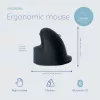 R-Go Tools Ergonomic mouse R-Go HE Break with break software, medium (hand size 165-185 mm), right-handed, Bluetooth, black