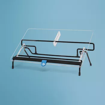 R-Go Tools Document holder R-Go Flex Read, ergonomic, with soft foam wrist rest, transparent acrylic
