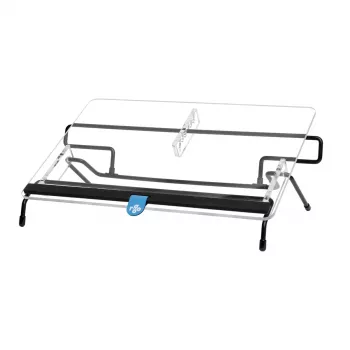 R-Go Tools Document holder R-Go Flex Read, ergonomic, with soft foam wrist rest, transparent acrylic