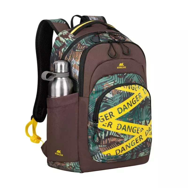 Backpack Rivacase Erebus 39.6 cm 15.6 inch Khaki Carrying handle Shoulder strap