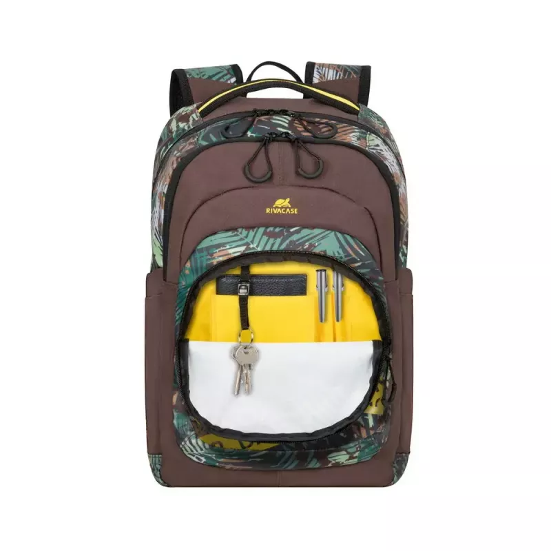 Backpack Rivacase Erebus 39.6 cm 15.6 inch Khaki Carrying handle Shoulder strap