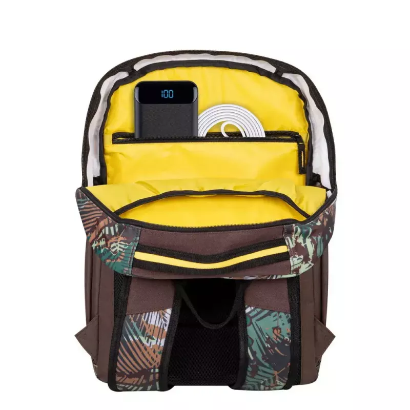 Backpack Rivacase Erebus 39.6 cm 15.6 inch Khaki Carrying handle Shoulder strap