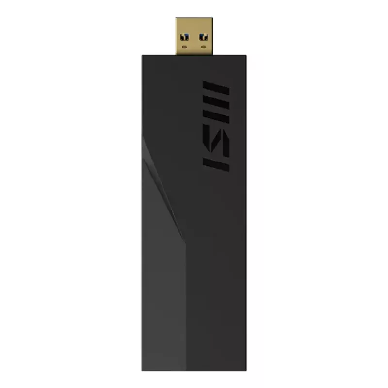 USB Stick MSI BE6500 WiFi7 USB 3.2 Gen 1 Dongle Black